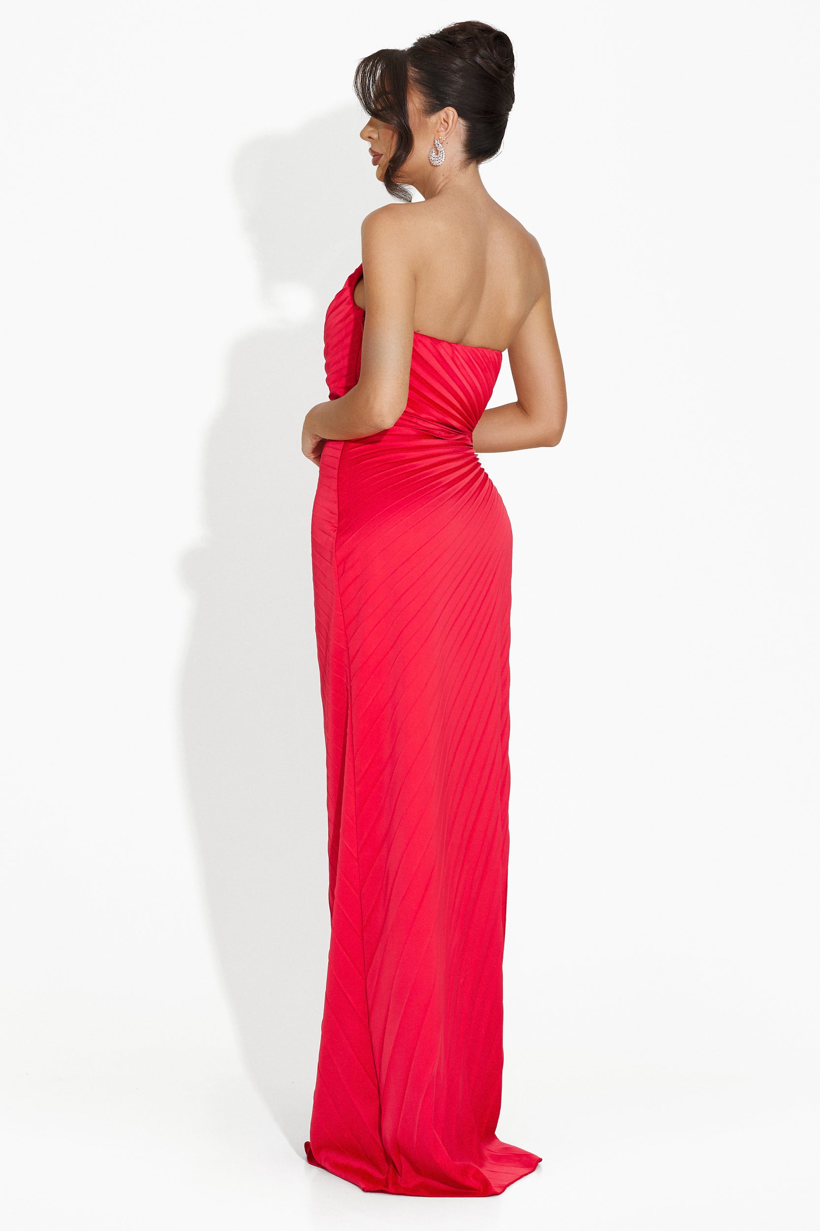 Robe longue rouge pour femme Deysi Bogas