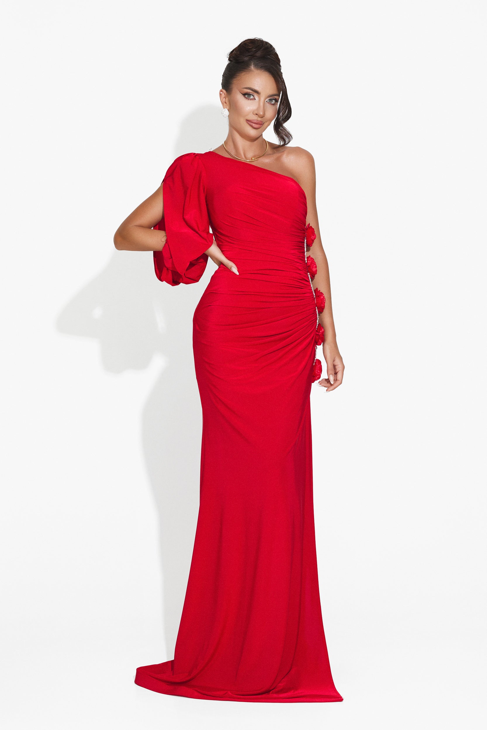 Long red dress for women Fanda Bogas