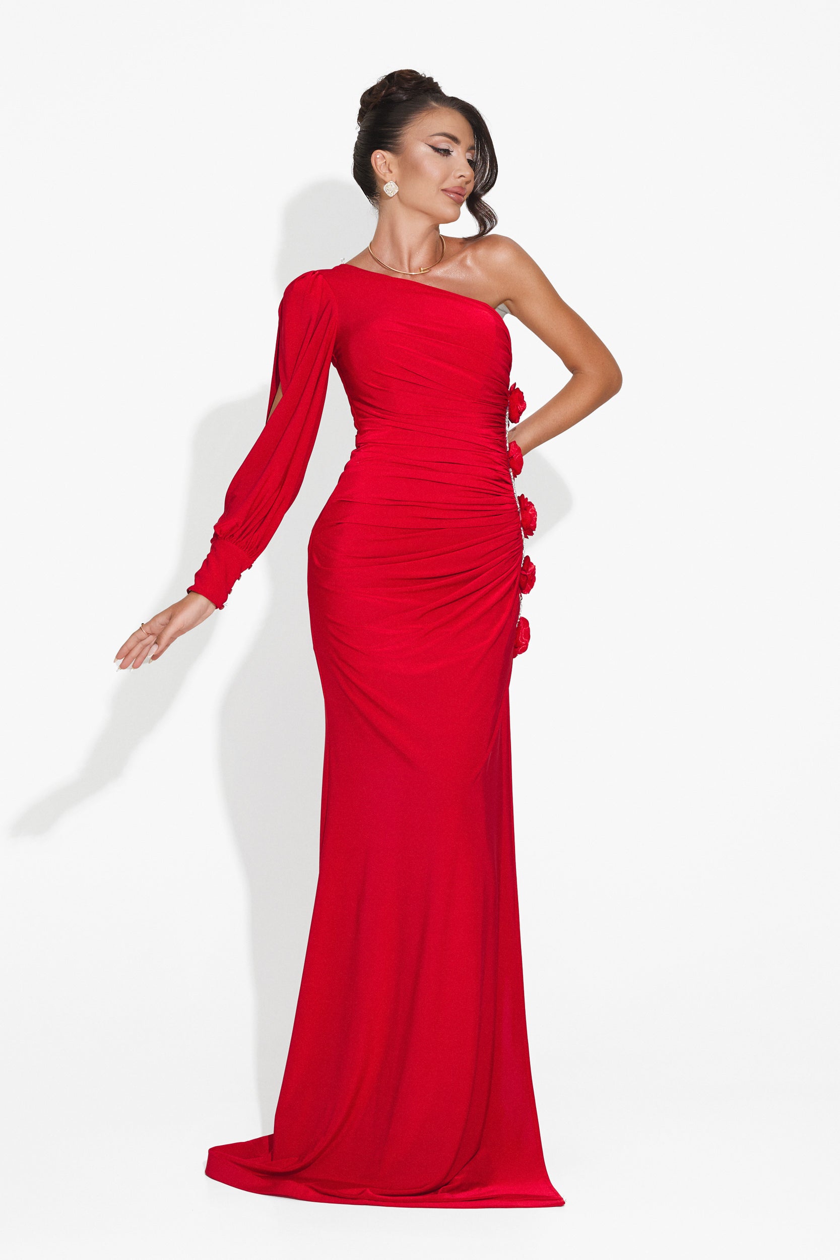 Long red dress for women Fanda Bogas