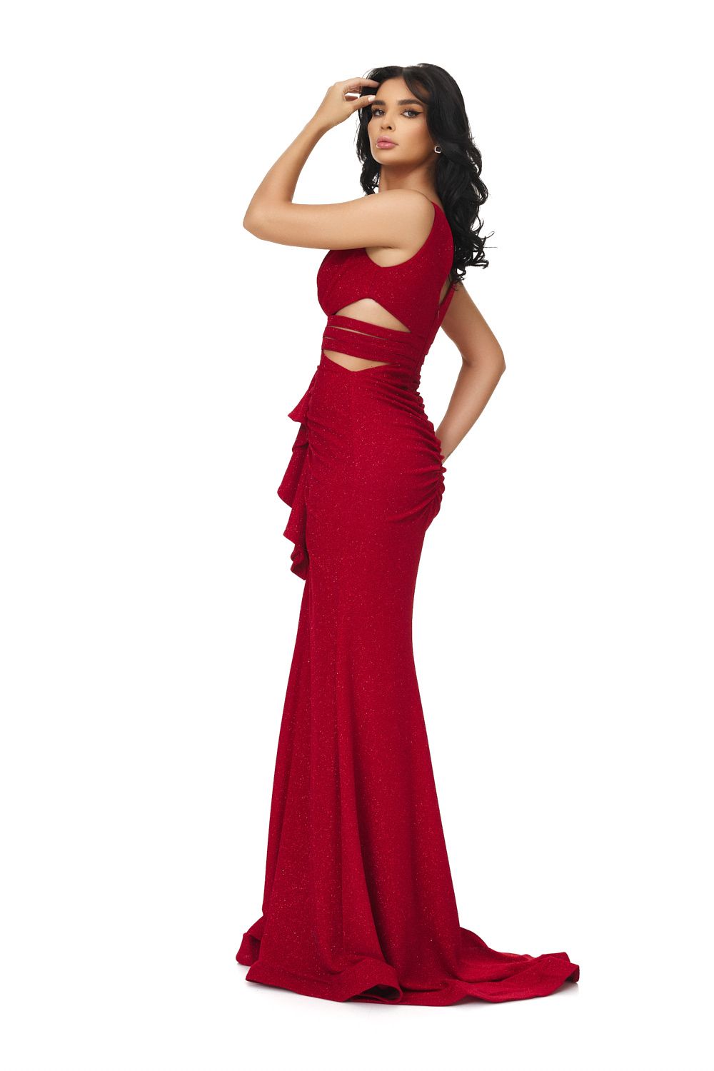 Long red dress for women by Pestias Bogas