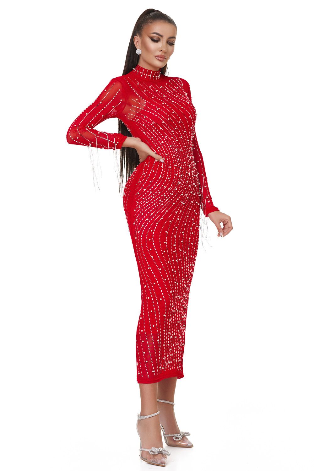 Ladies long red dress Radisea Bogas