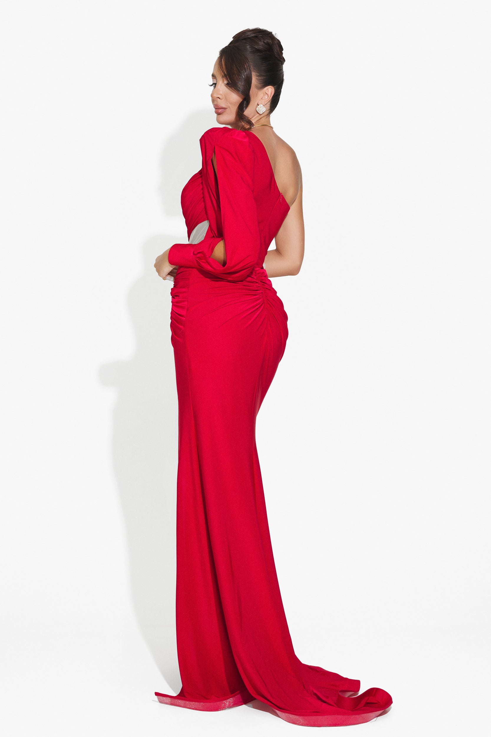 Robe longue rouge pour femme Rirena Bogas