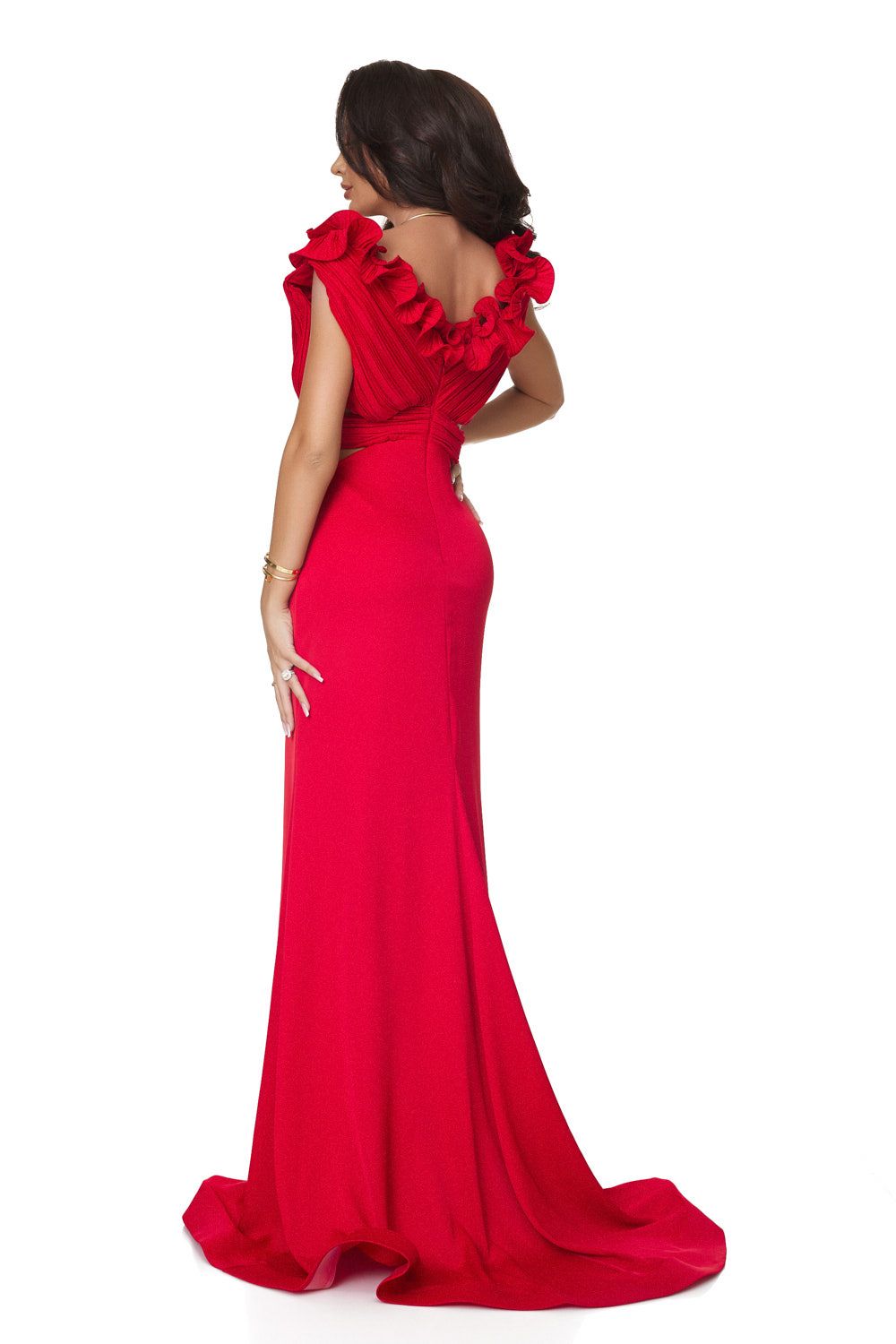 Long red dress for women by Zapissa Bogas