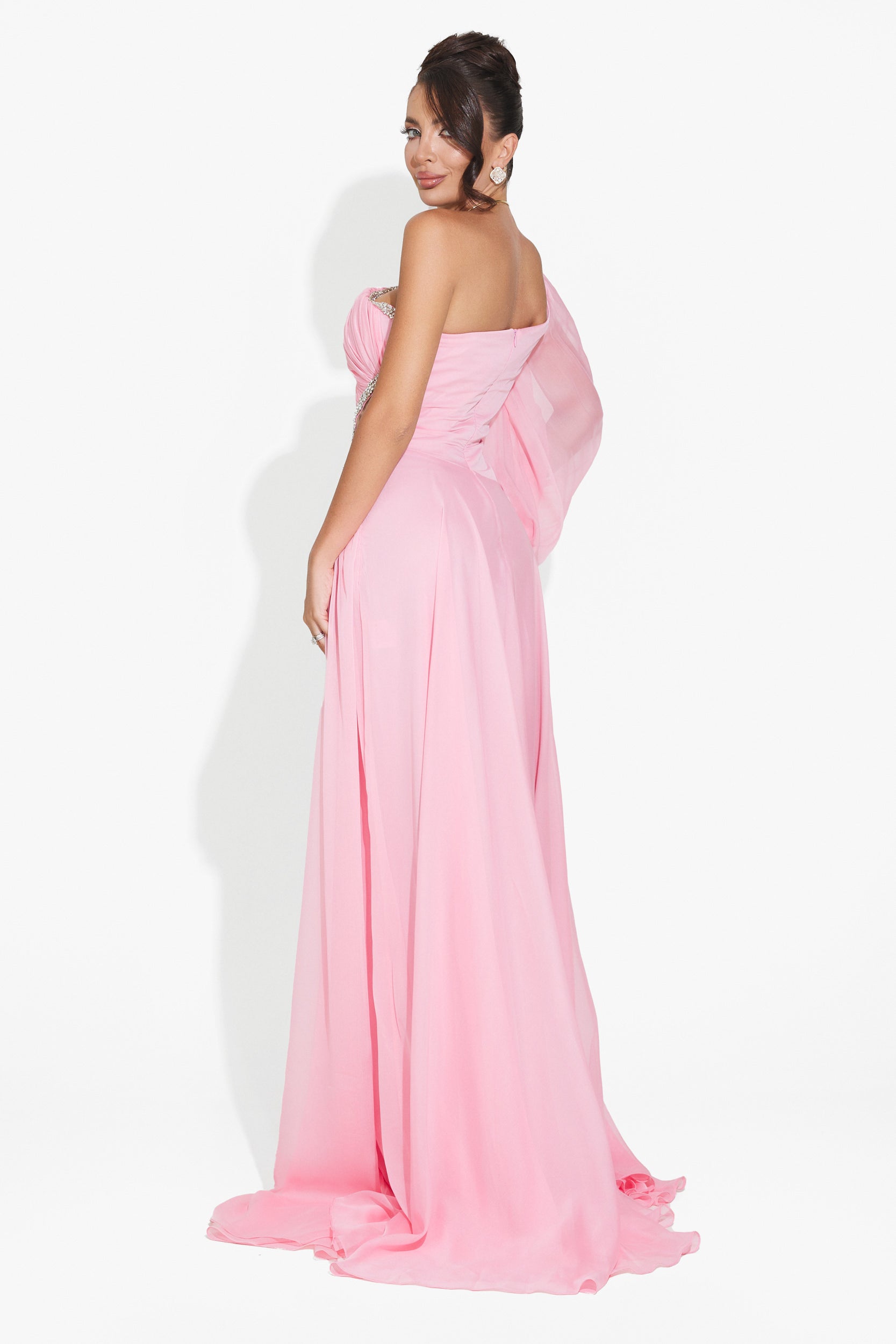 Long pink dress for women Mariposa Bogas