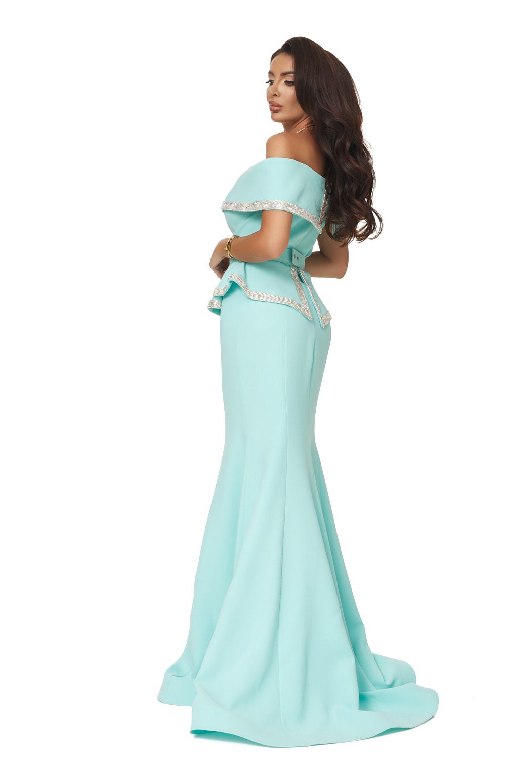 Long turquoise dress for women Vites Bogas
