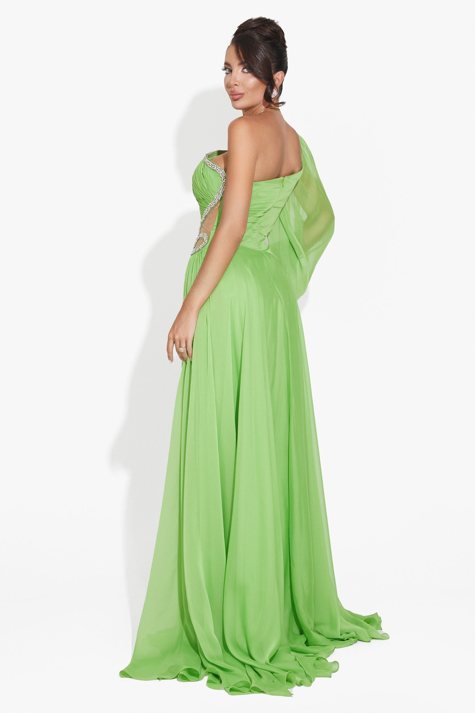 Long green dress for women Mariposa Bogas