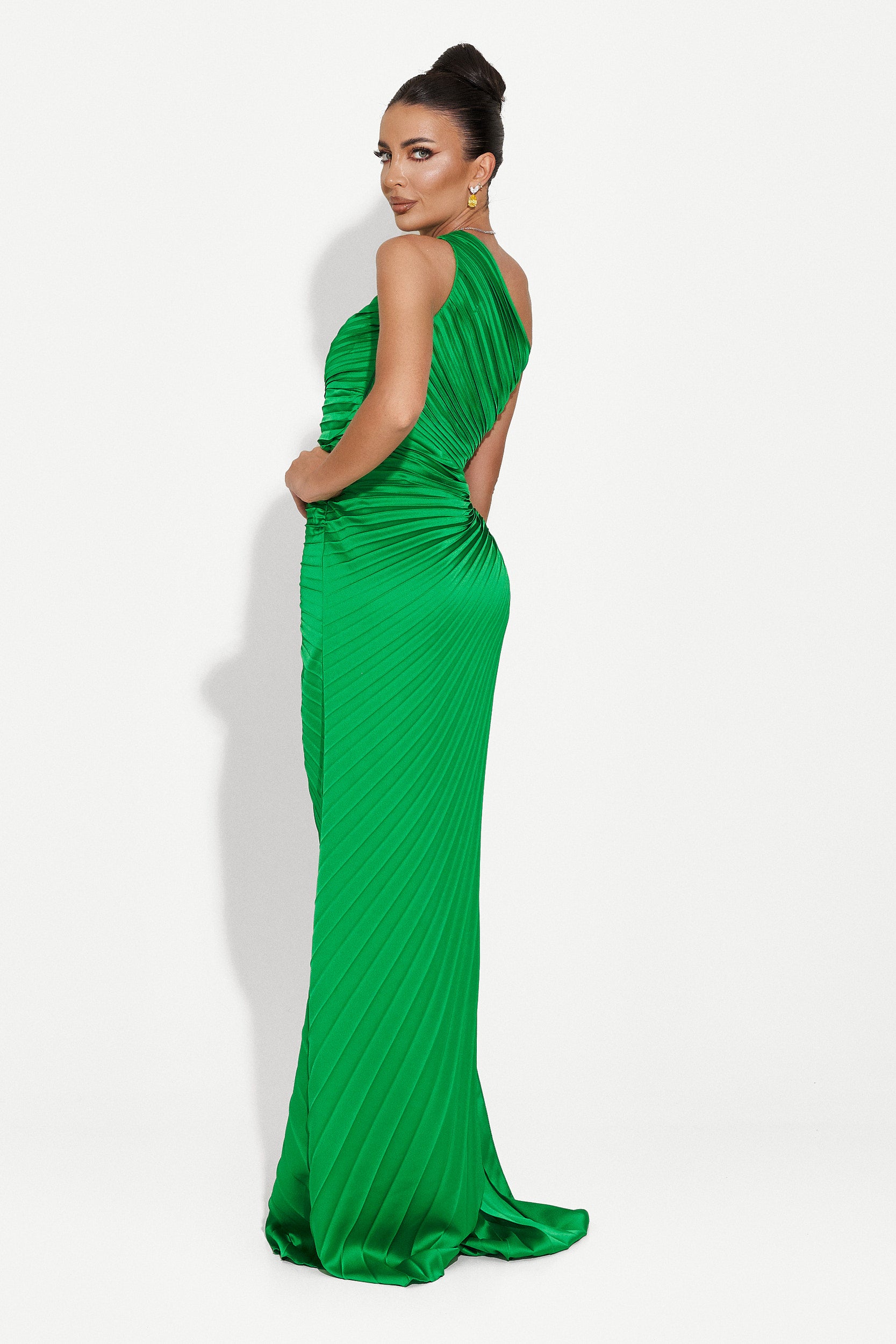 Long green dress for women Sanjana Bogas