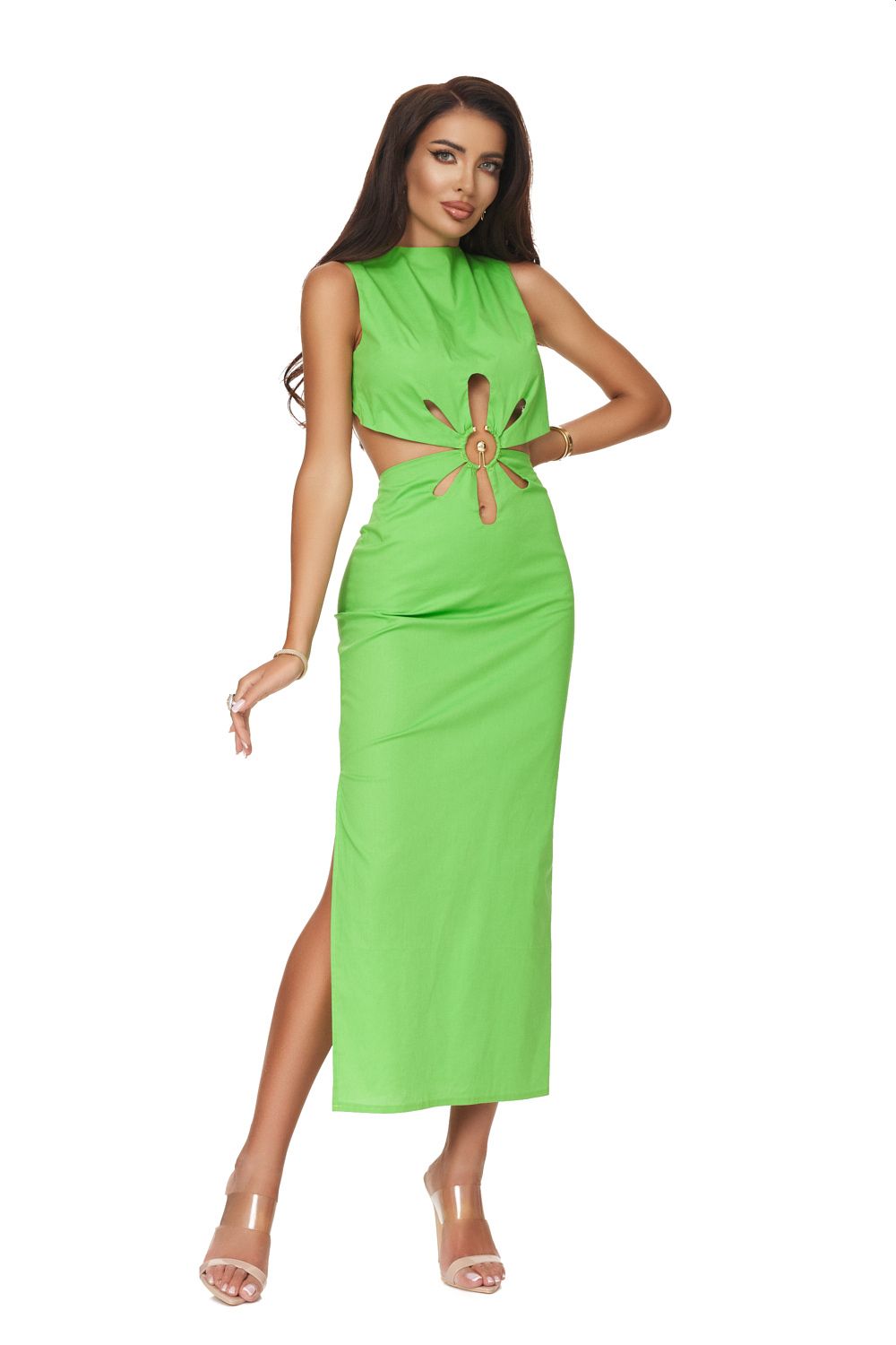 Long green dress for women Zalyza Bogas