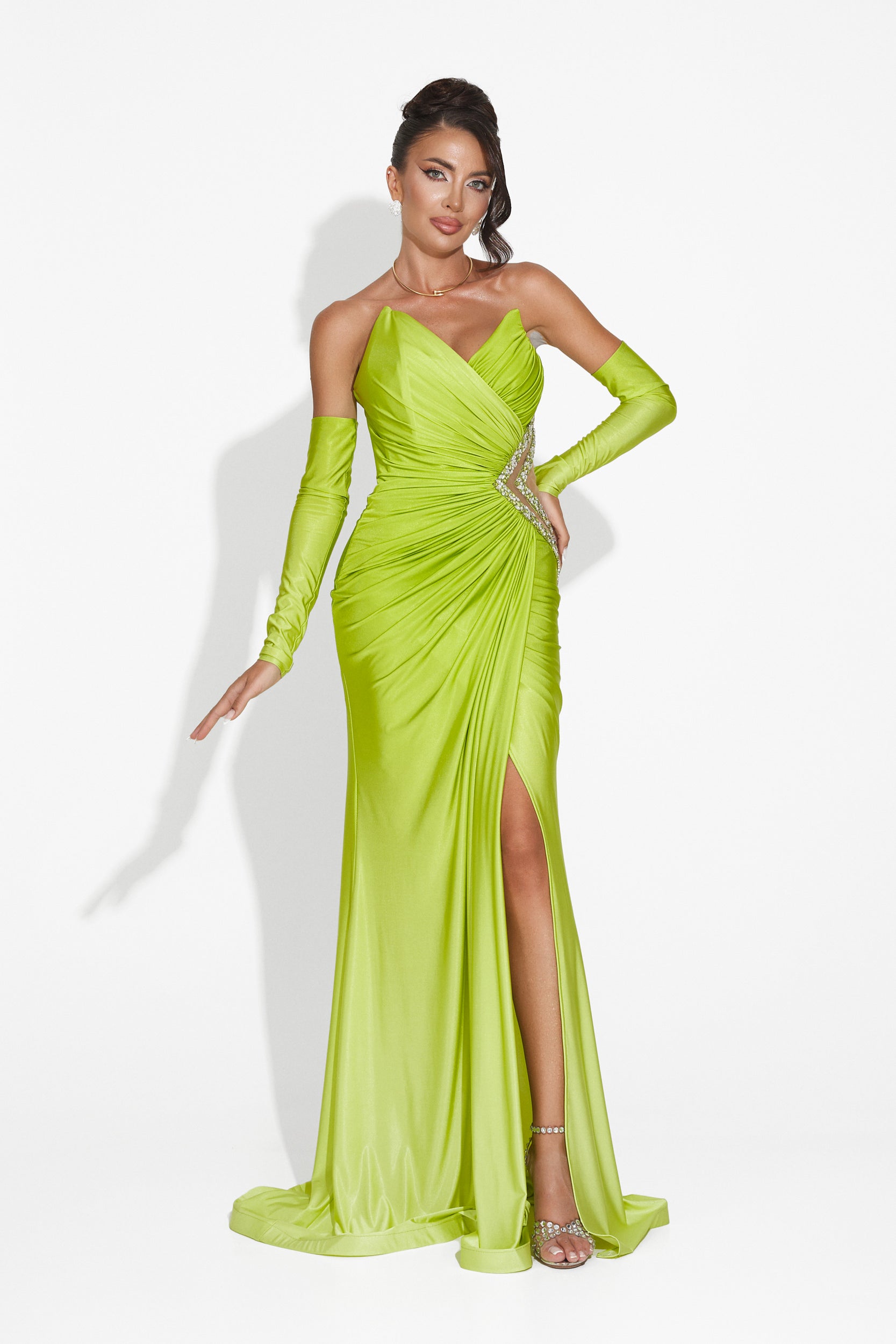 Long green dress for women Zeinas Bogas