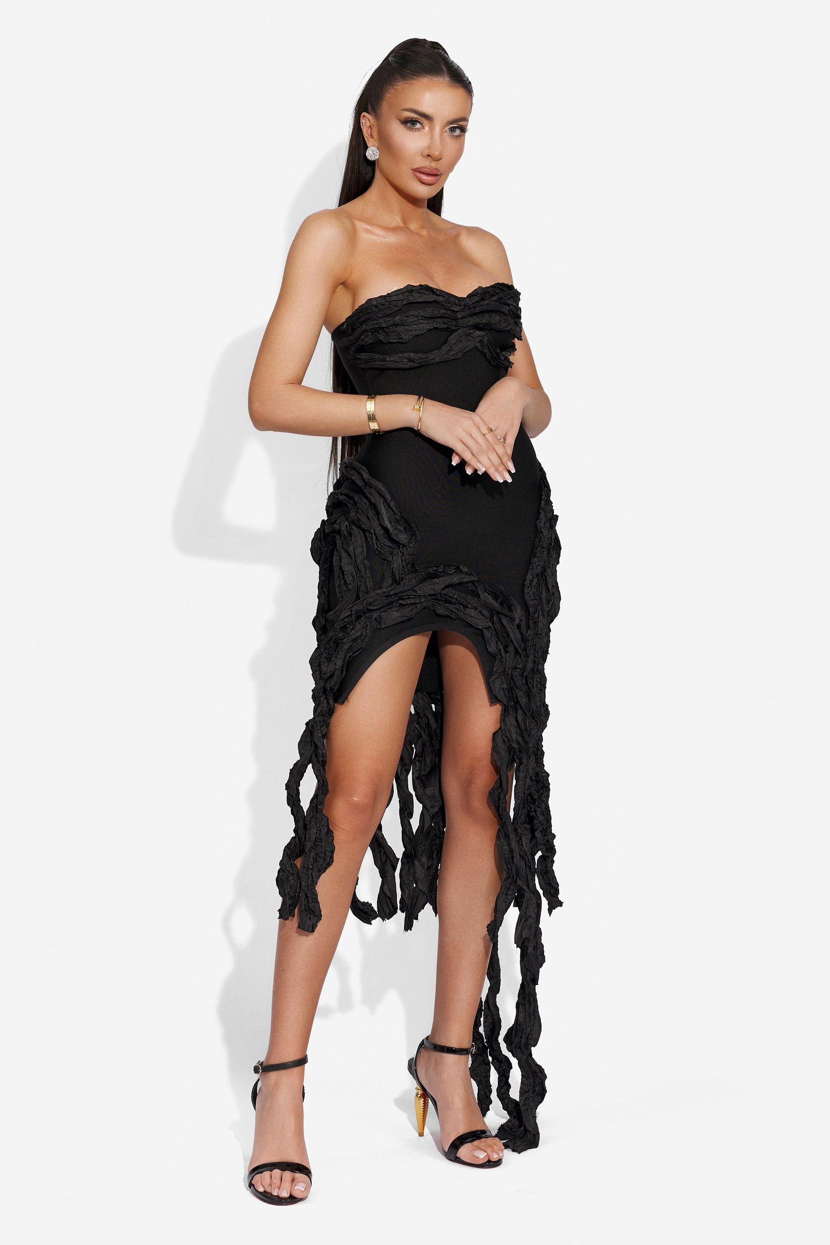 Robe midi femme Frumanda Bogas noire