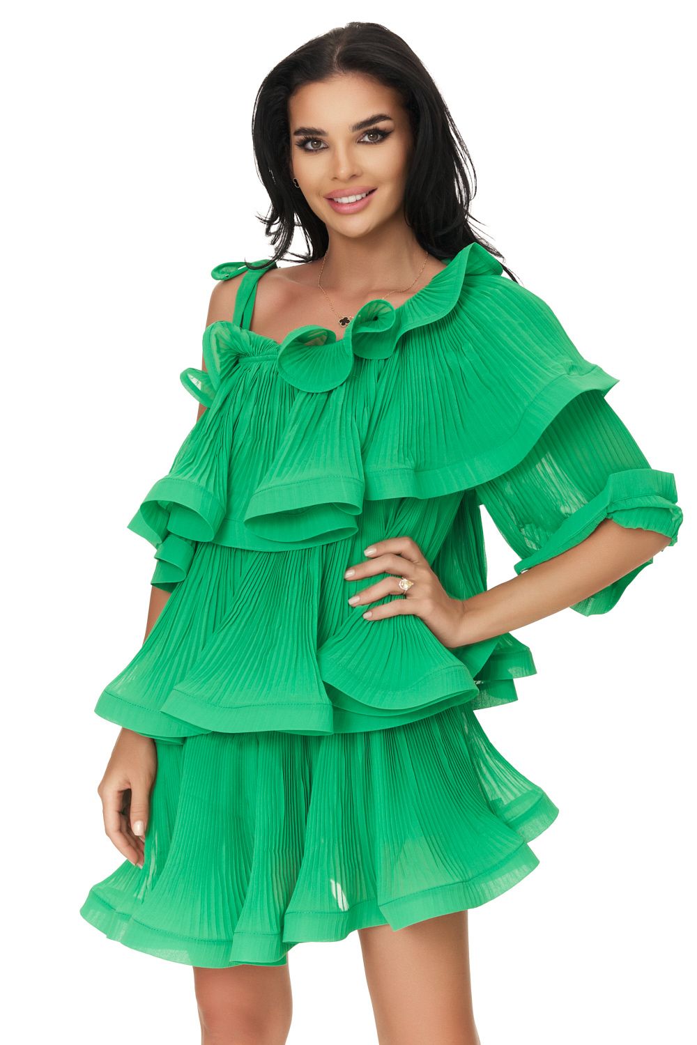 Green Bavilia Bogas midi dress for women