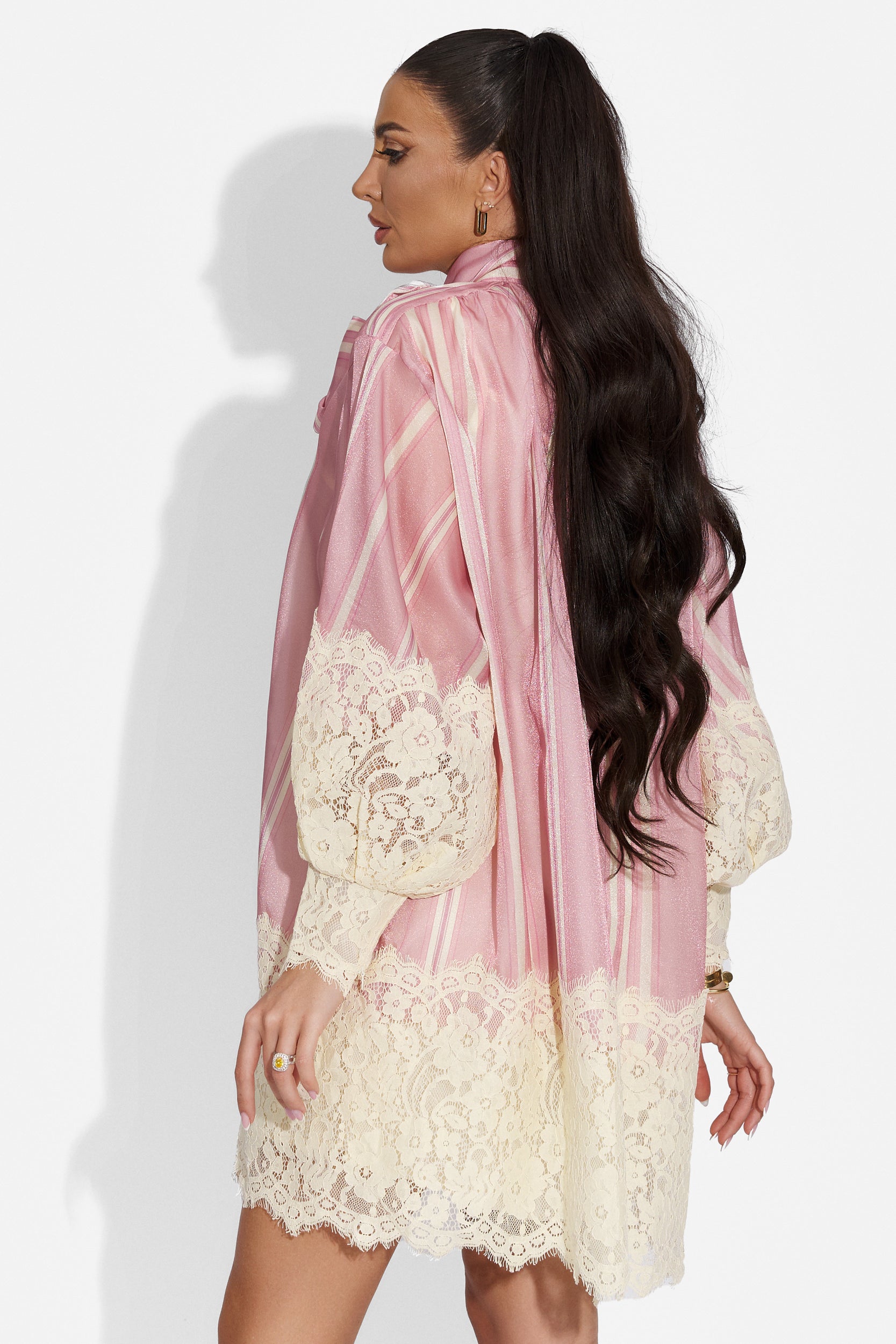 Elegant pink short dress Christela Bogas