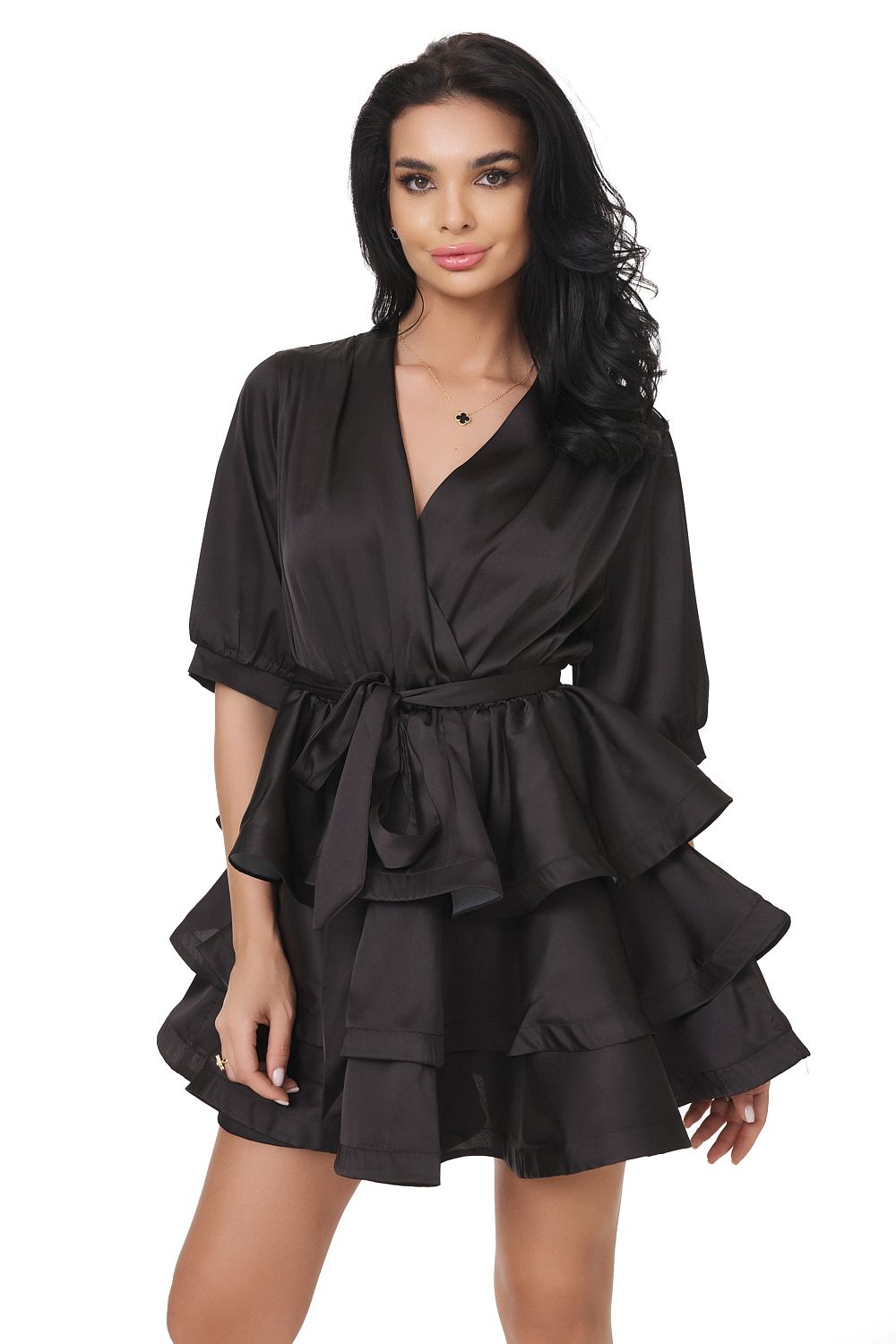 Short black dress for women, Meredith Bogas