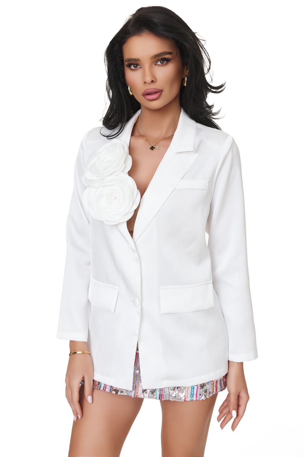 Elegant white ladies jacket Heidy Bogas