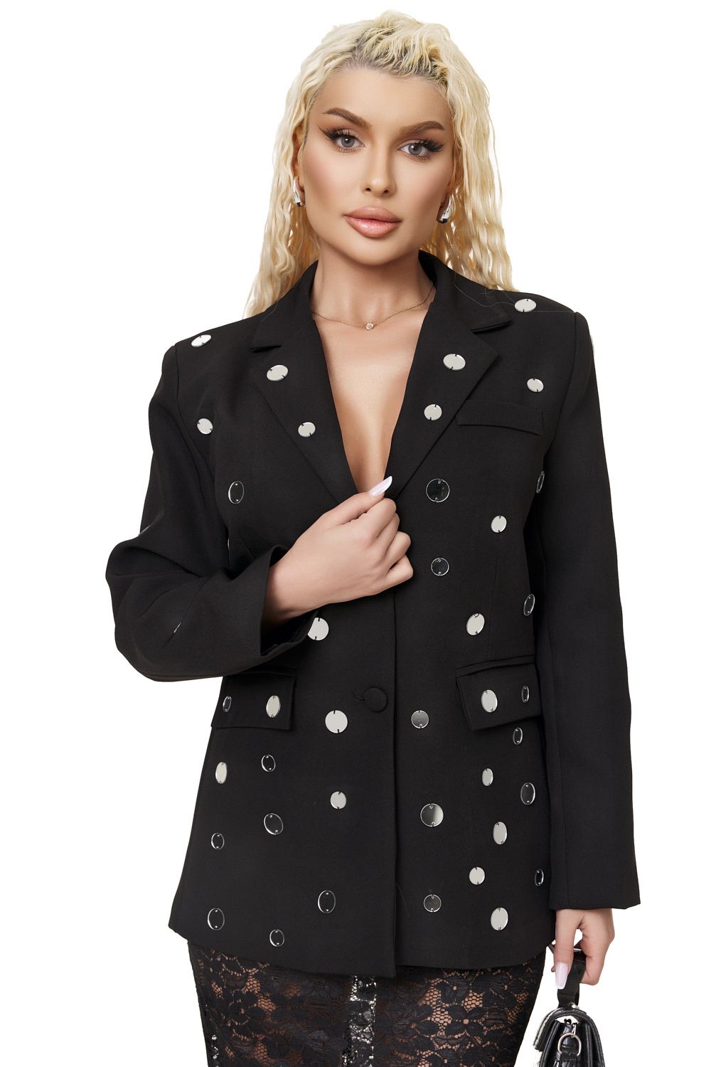 Ladies elegant black jacket Lasya Bogas