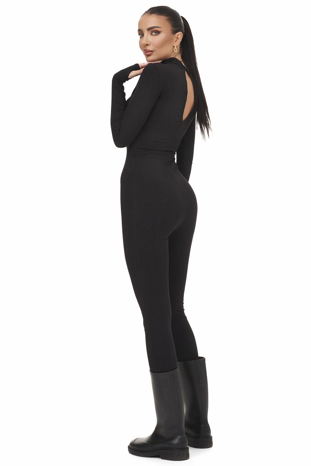 Black casual women's jumpsuit Rezely Bogas