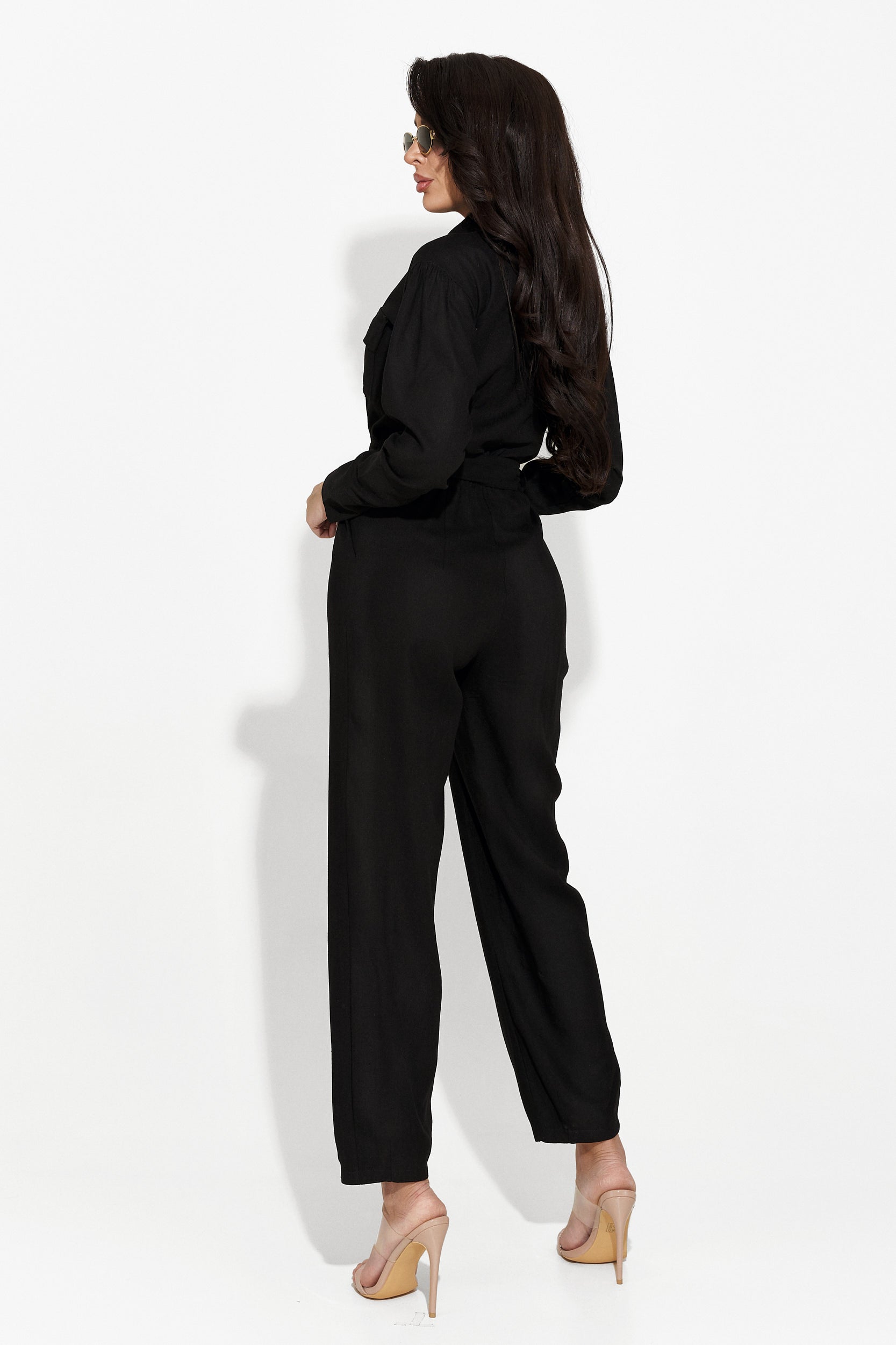 Ladies casual overalls black Ventasy Bogas