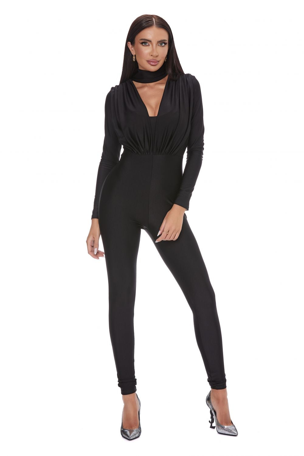 Elegant black jumpsuit for women Taddeo Bogas