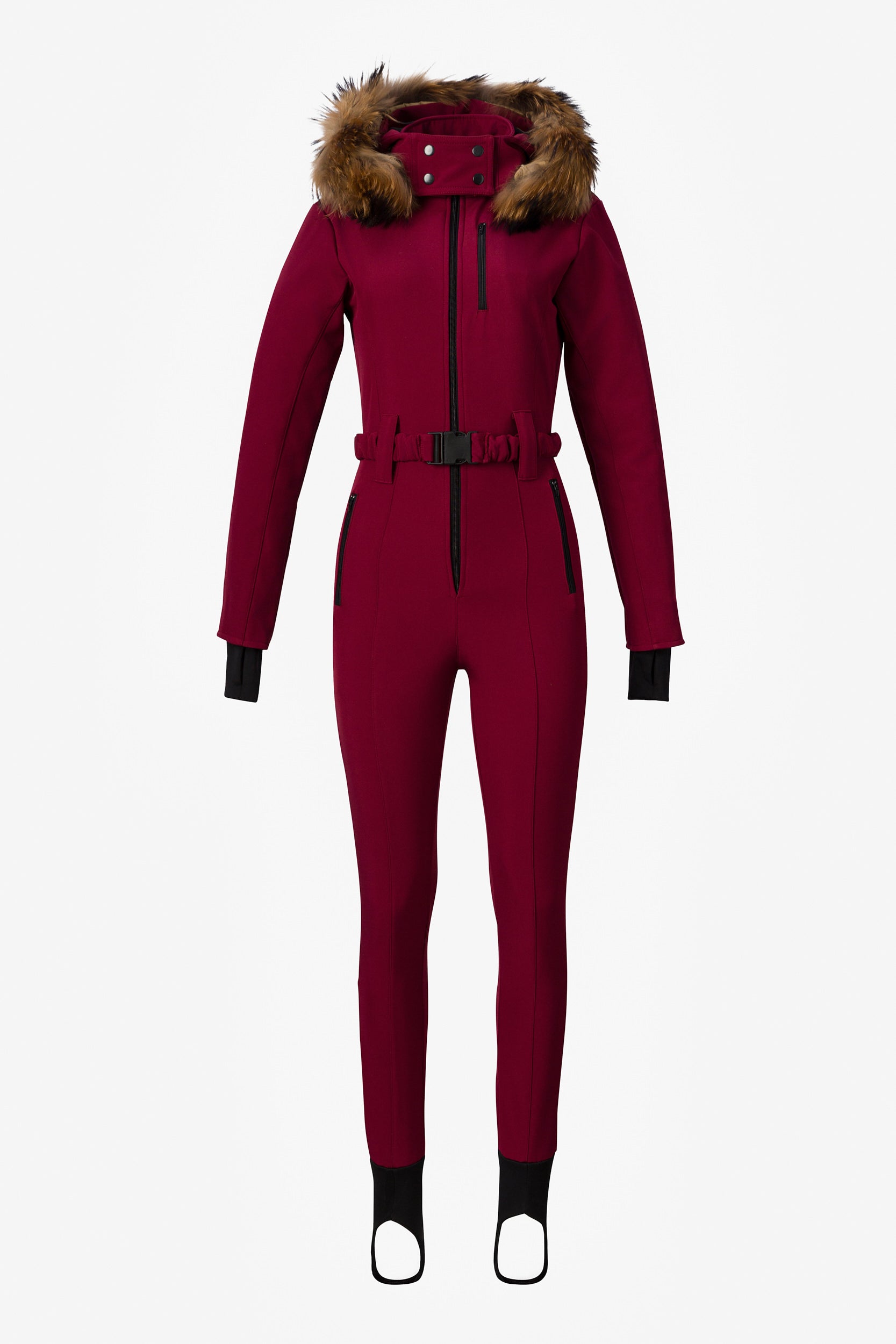 Casual burgundy ski overall Sydona Bogas