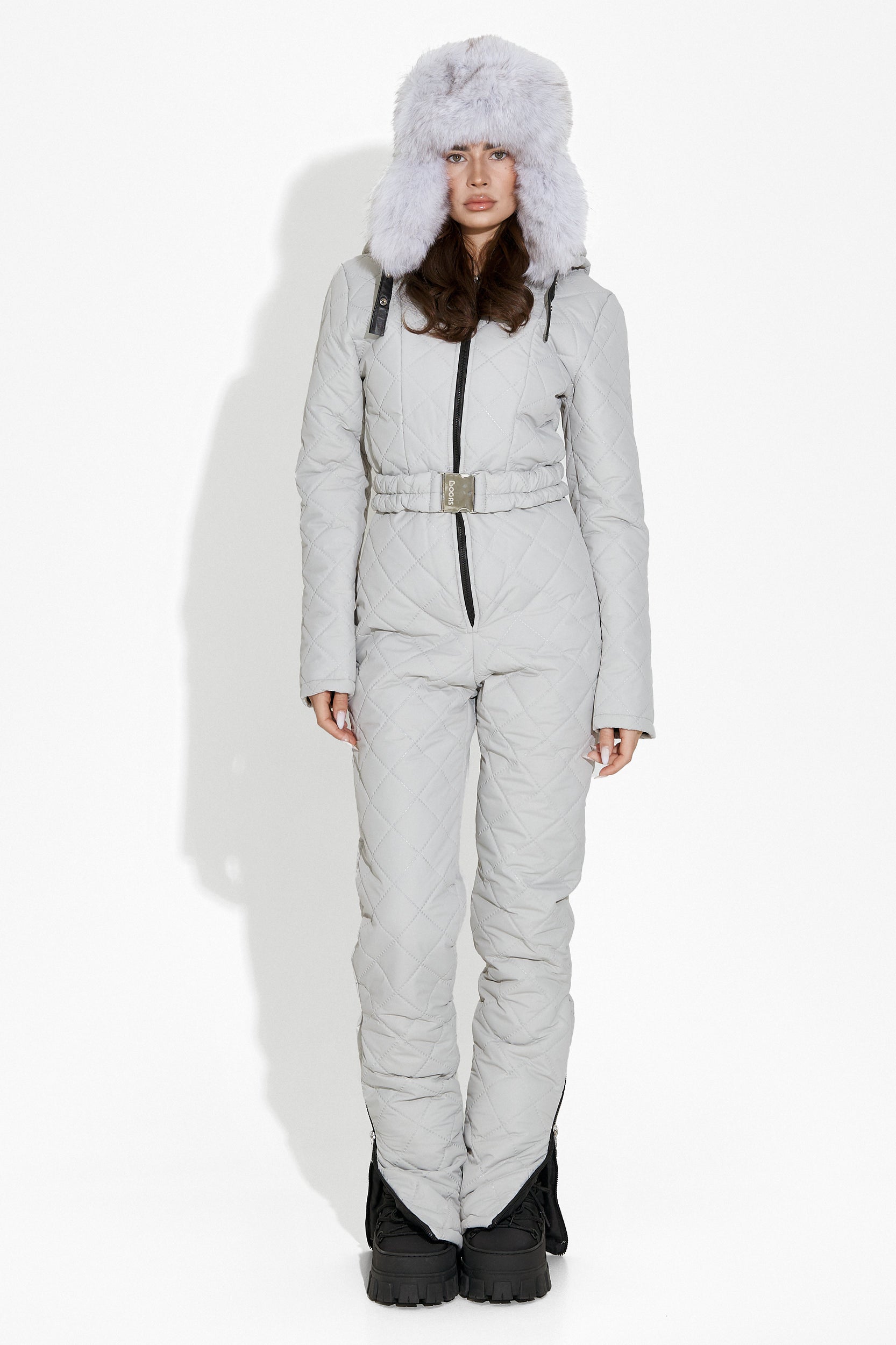 Gray casual ski overalls Yvels Bogas