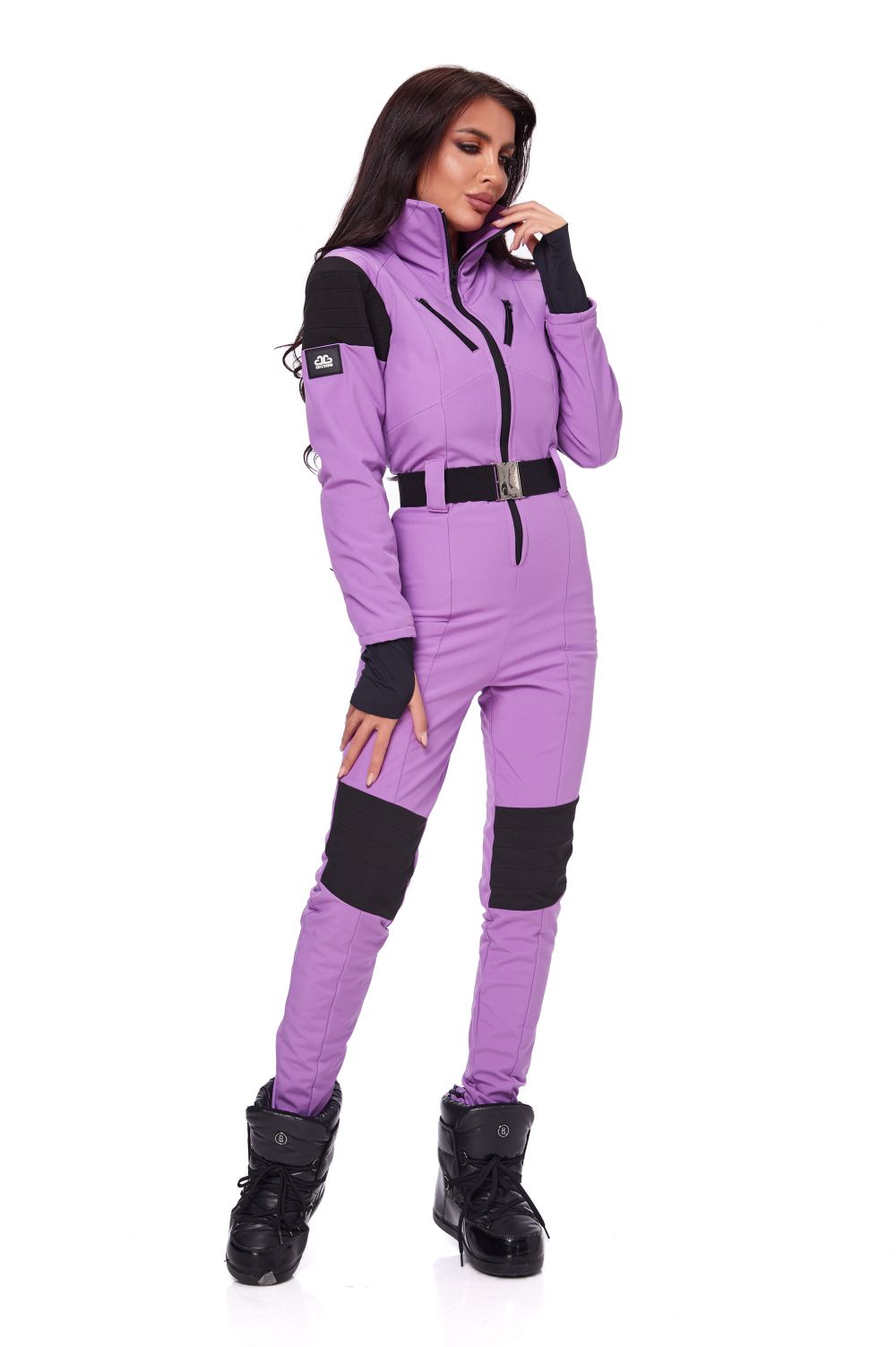 Purple casual ski jumpsuit Giuliani Bogas