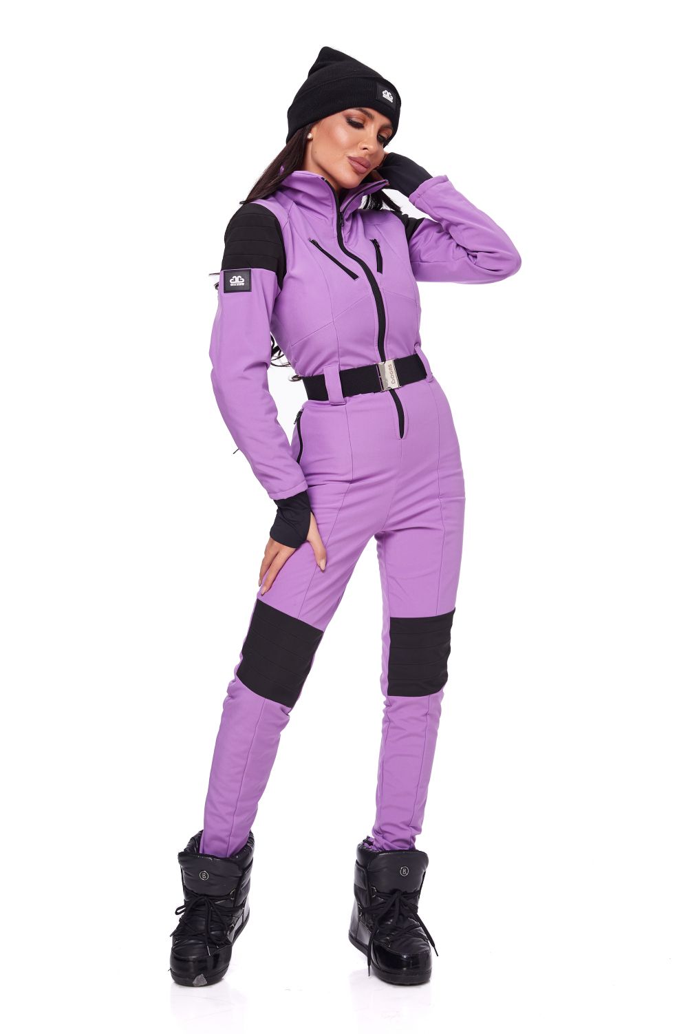 Purple casual ski jumpsuit Giuliani Bogas