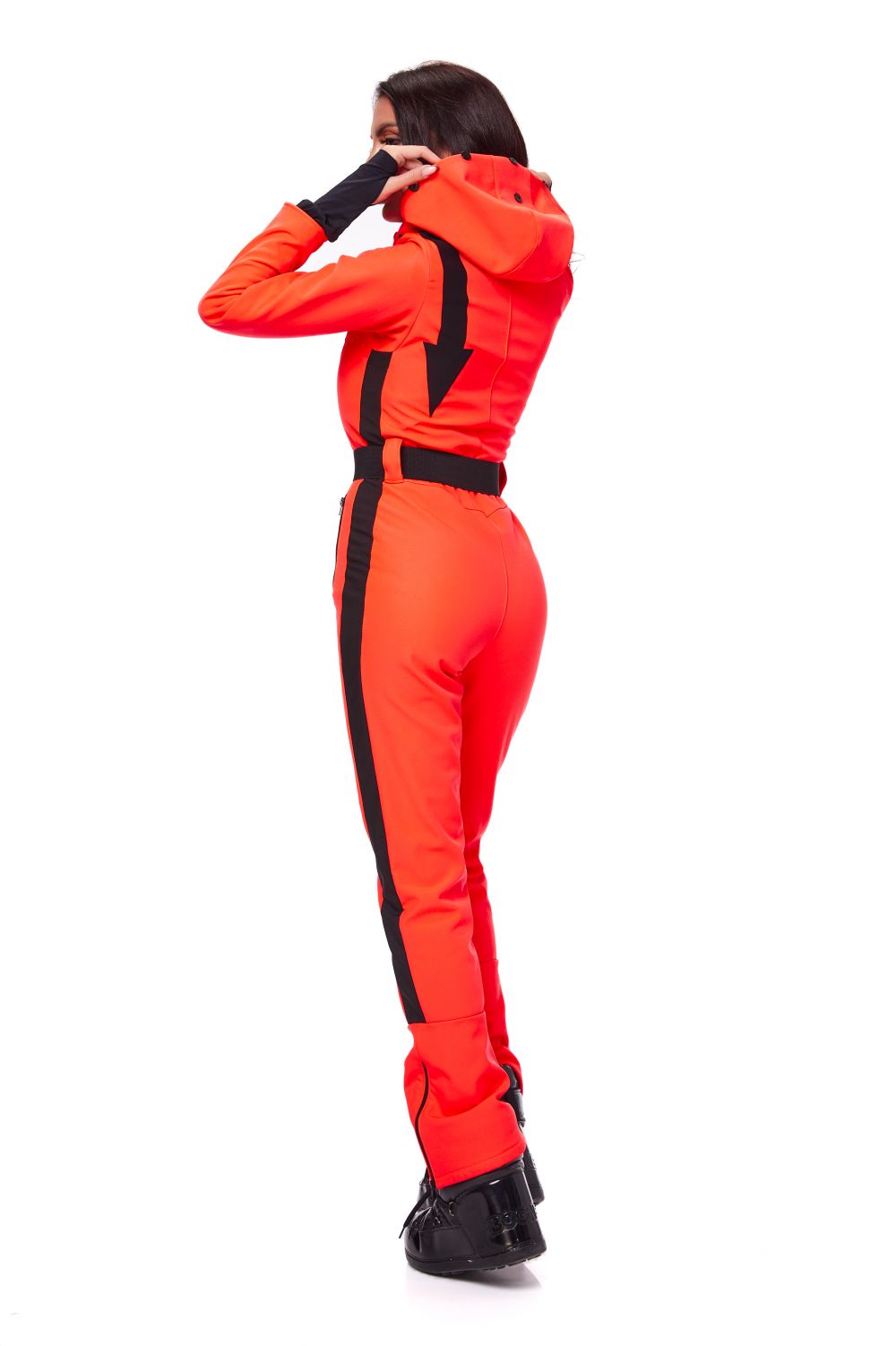 Orange casual ski jumpsuit Ysilem Bogas