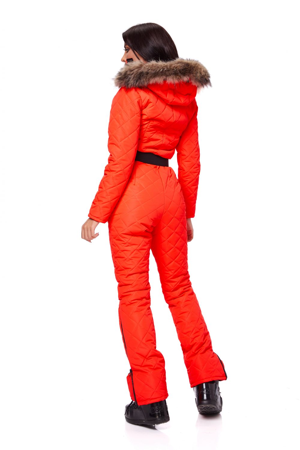 Orange coral casual ski jumpsuit Mohsen Bogas