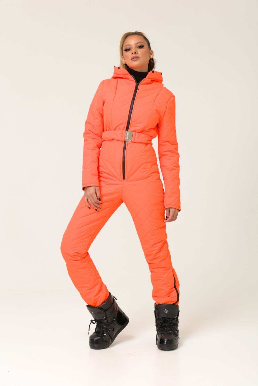 Neon orange casual ski jumpsuit Yvels Bogas