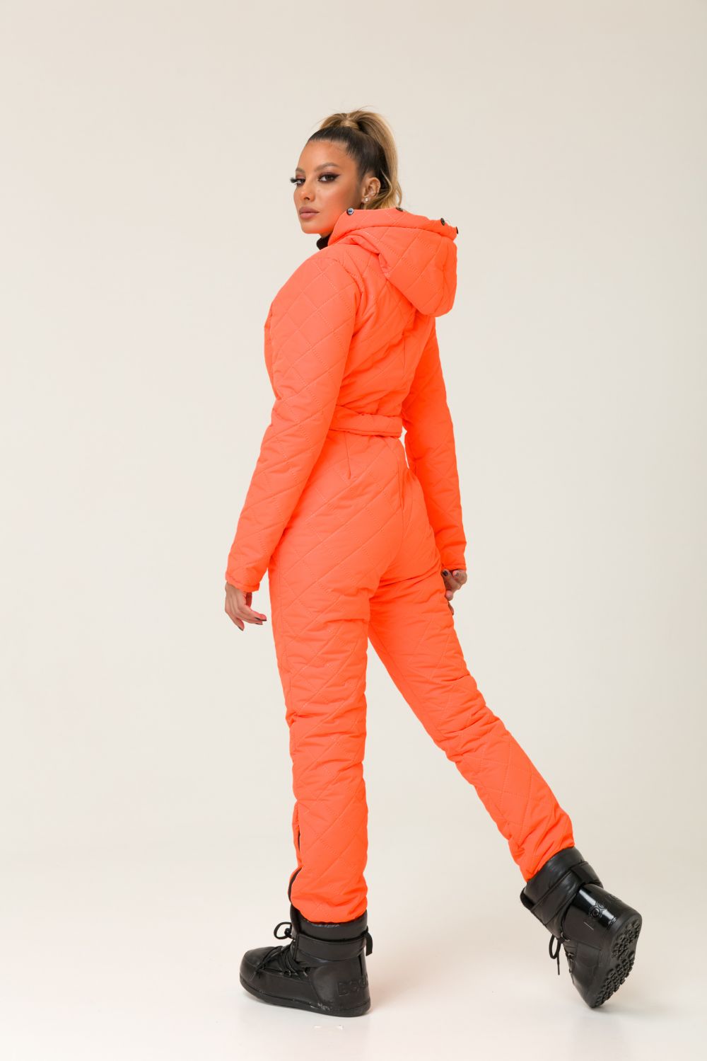 Neon orange casual ski jumpsuit Yvels Bogas