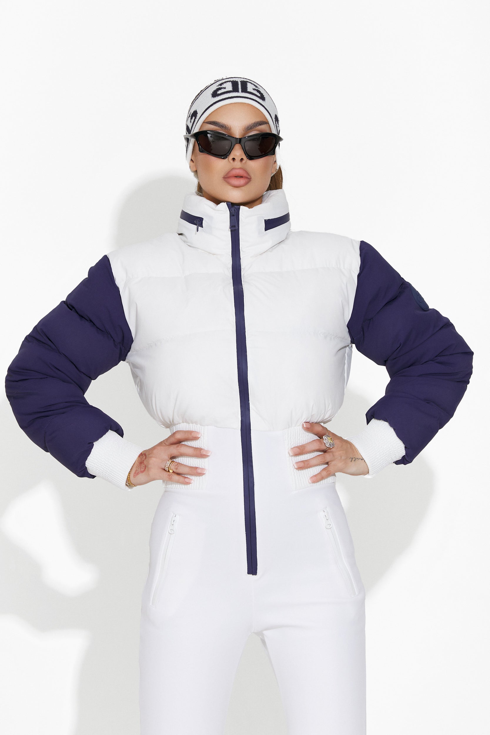 Damen Skioverall weiß Bobye Bogas