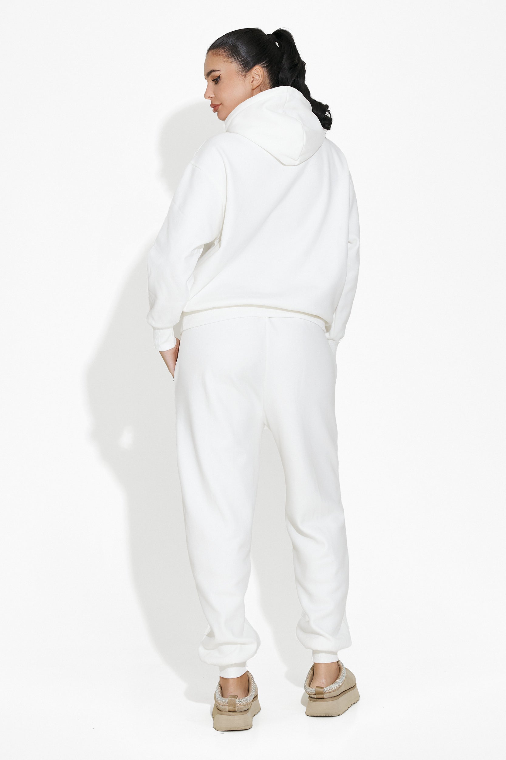 Divesa Bogas white casual women's tracksuit