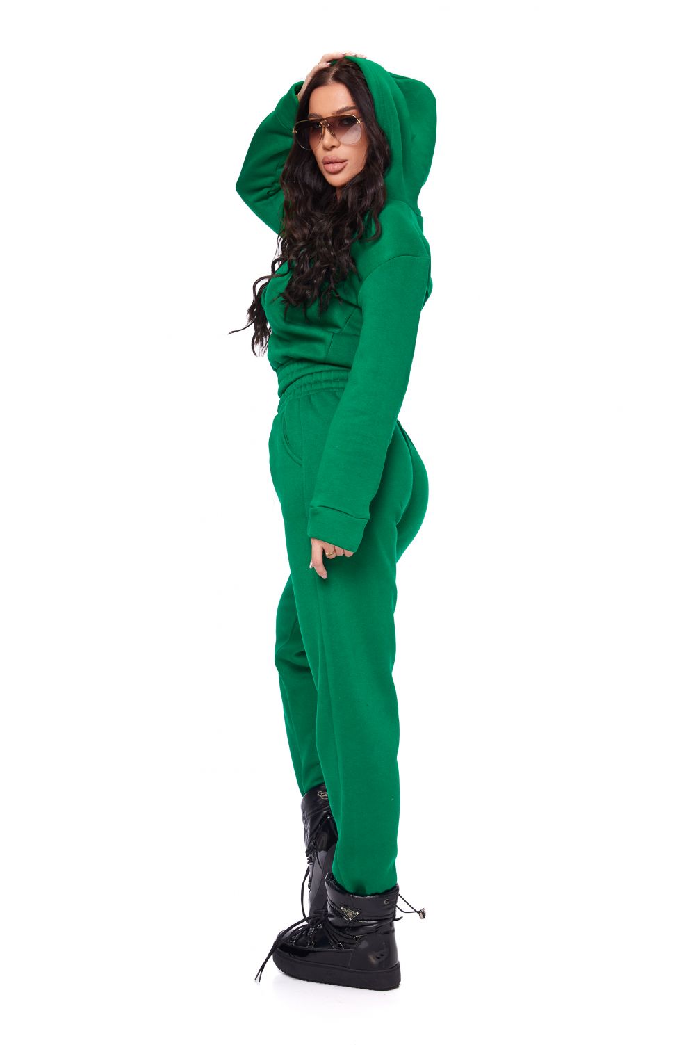 Green casual women's training suit Beretta Bogas