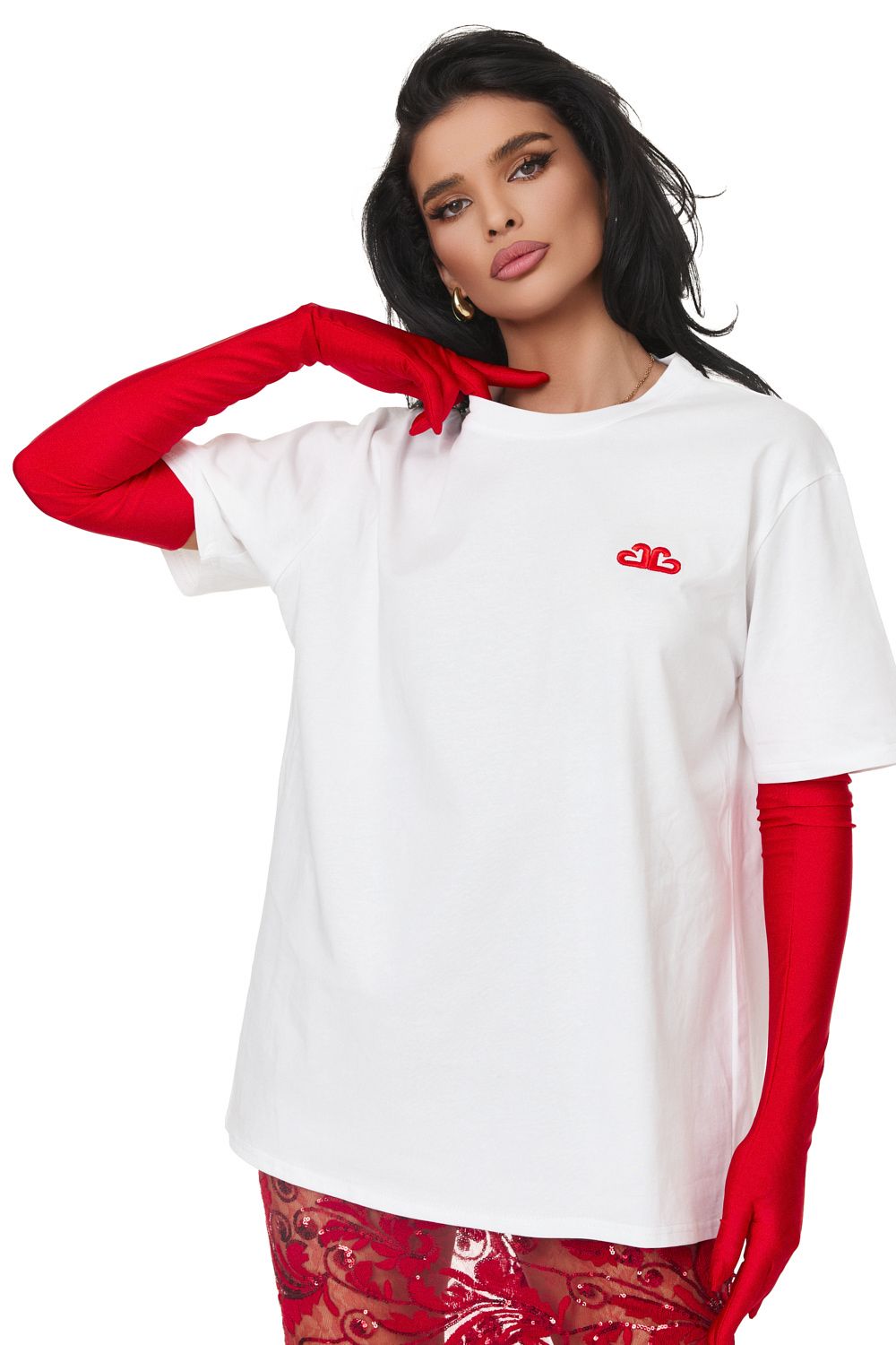 Cozila Bogas casual white ladies T-shirt