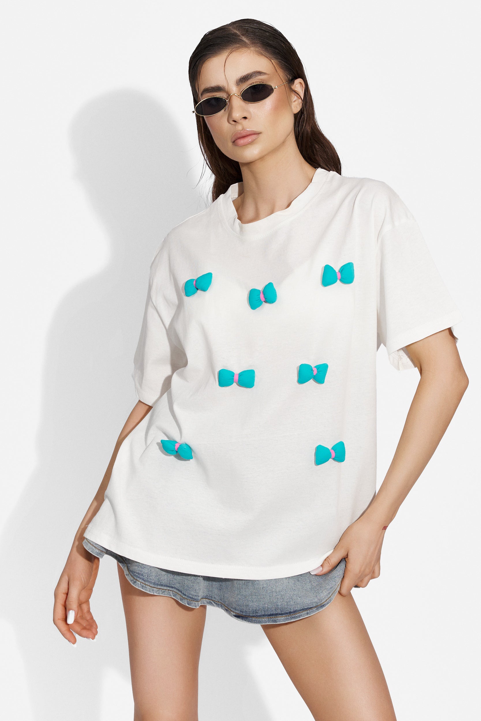 Noutany Bogas casual white ladies t-shirt