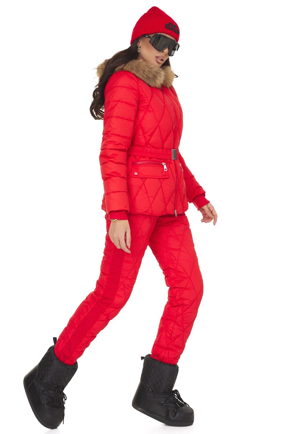 Women's red winter costume Zemidea Bogas